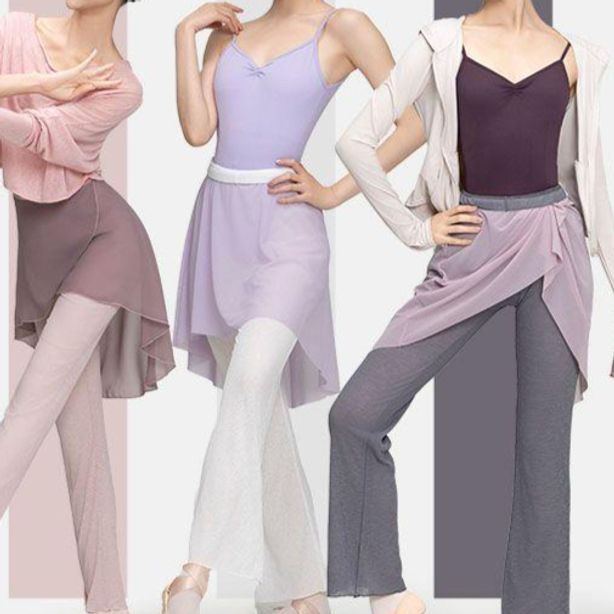 성인 여성 발레 연습용 하의 바지 팬츠 - 메인 이미지