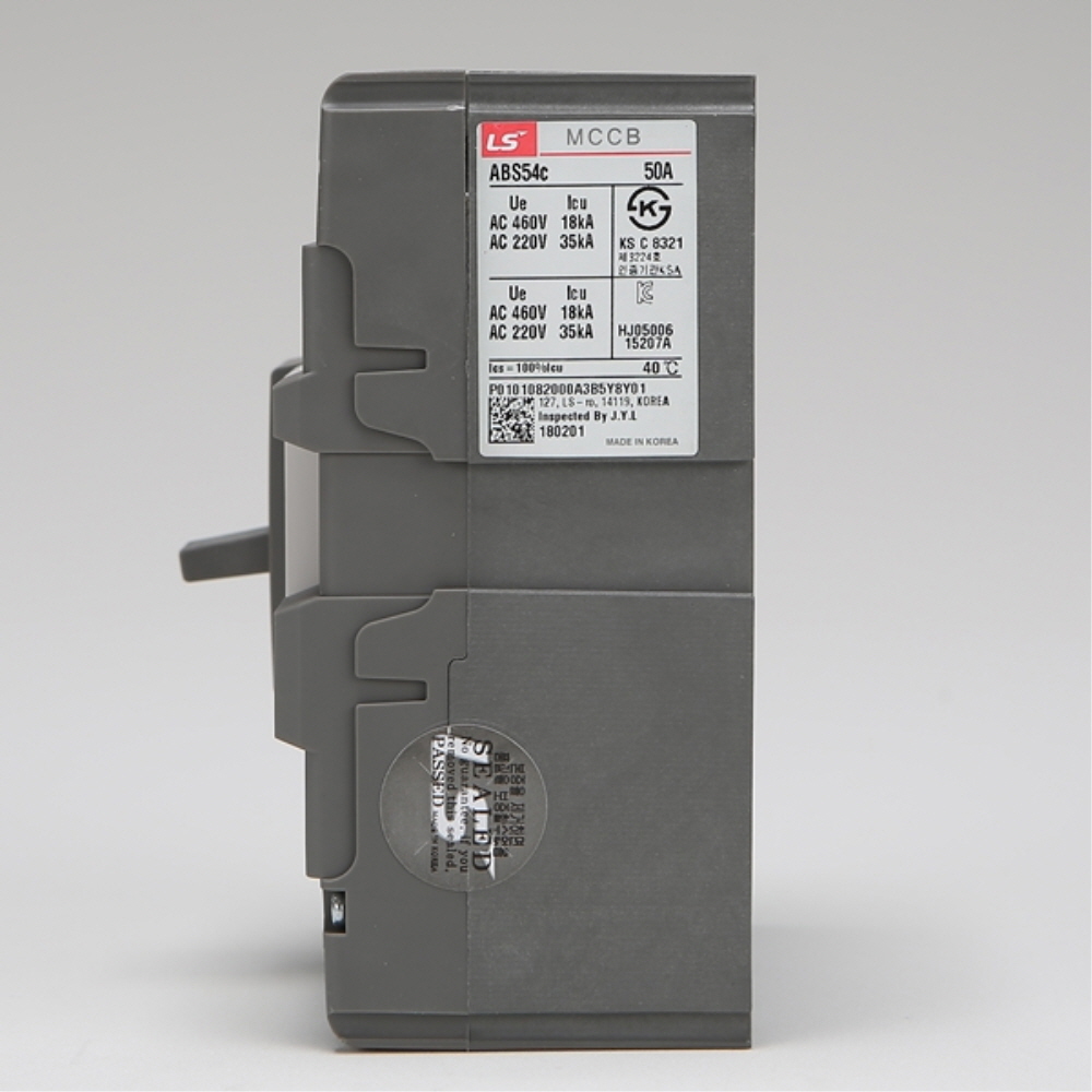 산업용 분전반 MCCB 배선차단기 ABS 54C 4P 50A 35kA LS일렉트릭 - 상세 이미지 4