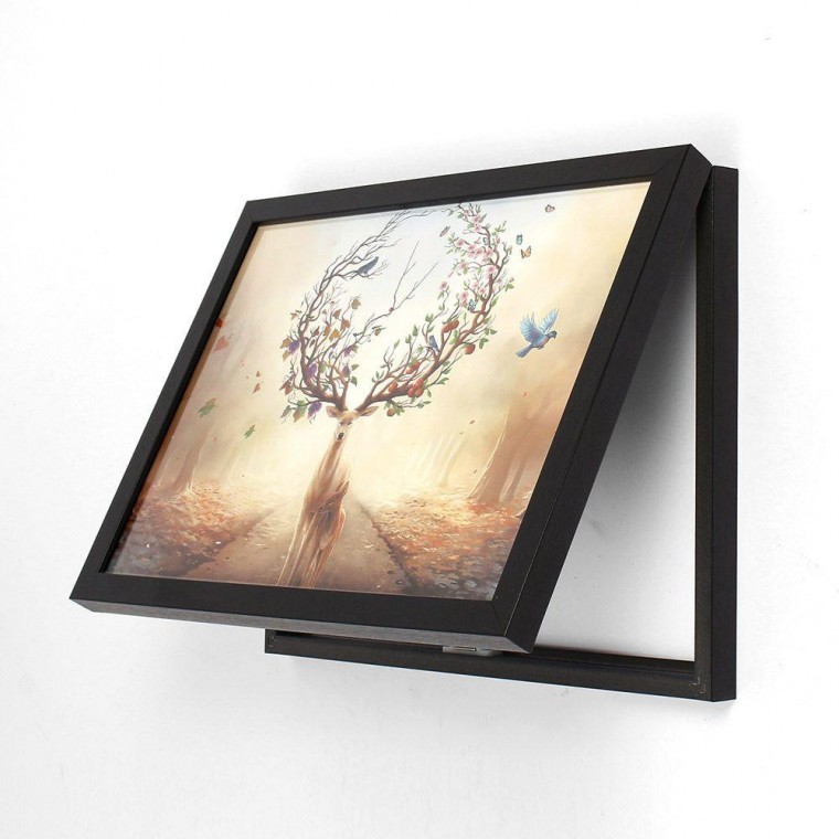 분전함커버 두꺼비집가리개 그림액자 40x30cm 오픈형 - 상품 이미지