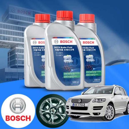 [자체제작]폭스바겐 투아렉(02~10) 3.0TDI 보쉬 정품 고성능 DOT4 브레이크오일 1L