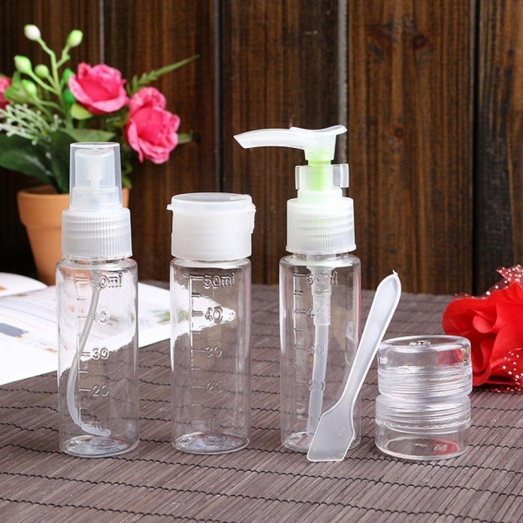 공병 세트 50ml 화장품 여행용 리필용기 - 상품 이미지