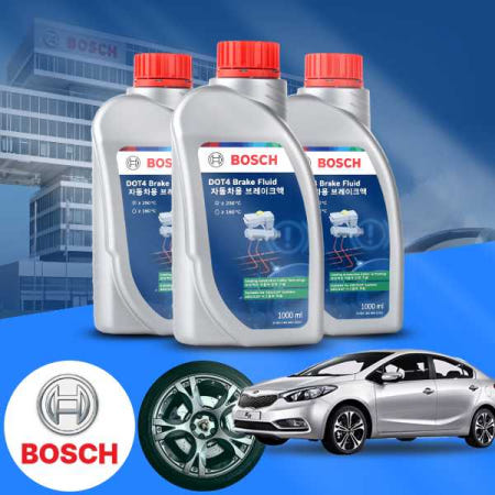 [자체제작]기아 K3 1.6 보쉬 정품 고성능 DOT4 브레이크오일 1L