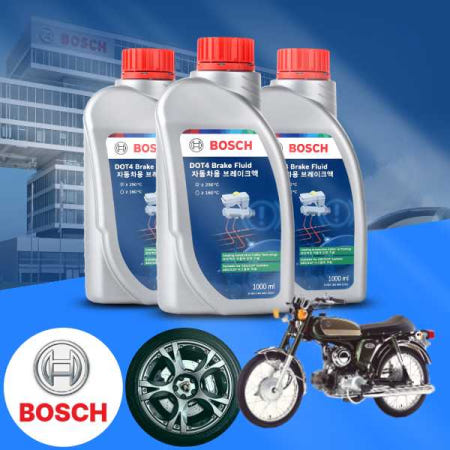 [자체제작]YB 1 50 보쉬 바이크 호환 DOT4 브레이크오일 1L