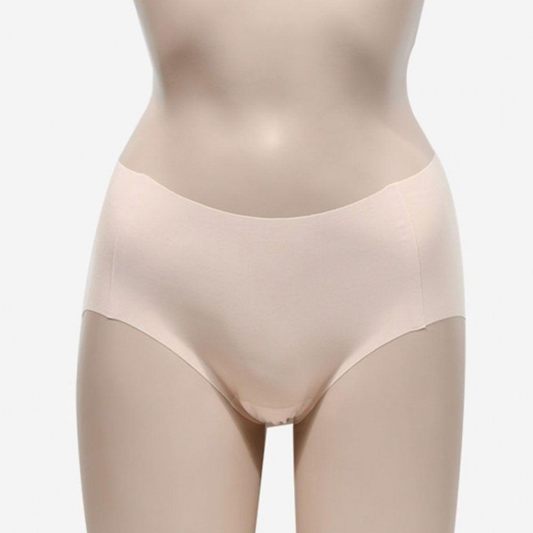 여성 기능성 프리컷팅 인견 쉘론 미디 삼각 팬티 1p - 상품 이미지