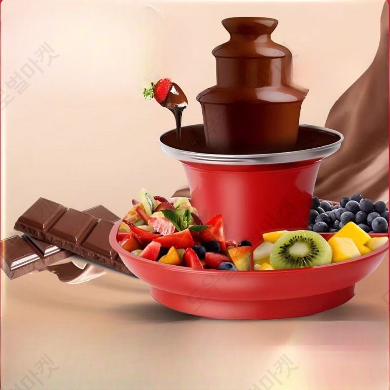 초콜릿중탕 멜팅기 치즈퐁듀만들기 분수기 홈파티 파티용 - 상세 이미지 2