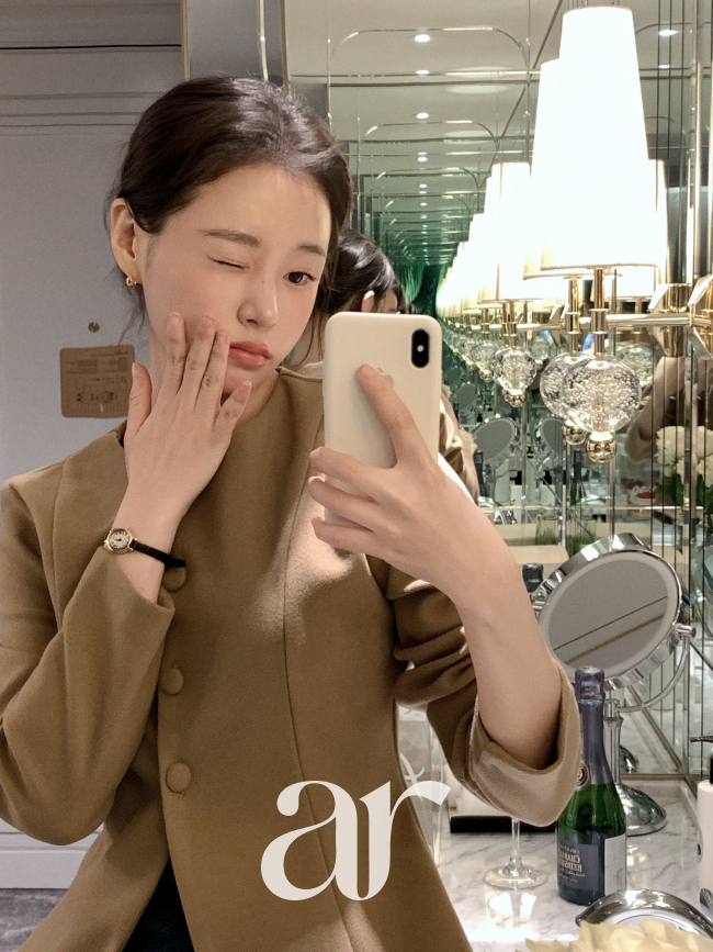 (자켓처럼) 기모 라인 겨울 블라우스 bs8546 이미지 8