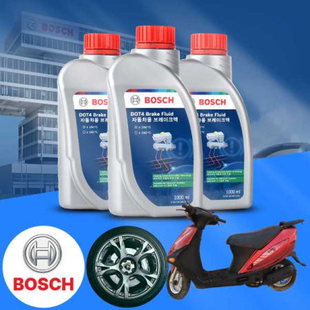 [자체제작]센스 50 보쉬 바이크 호환 DOT4 브레이크오일 1L