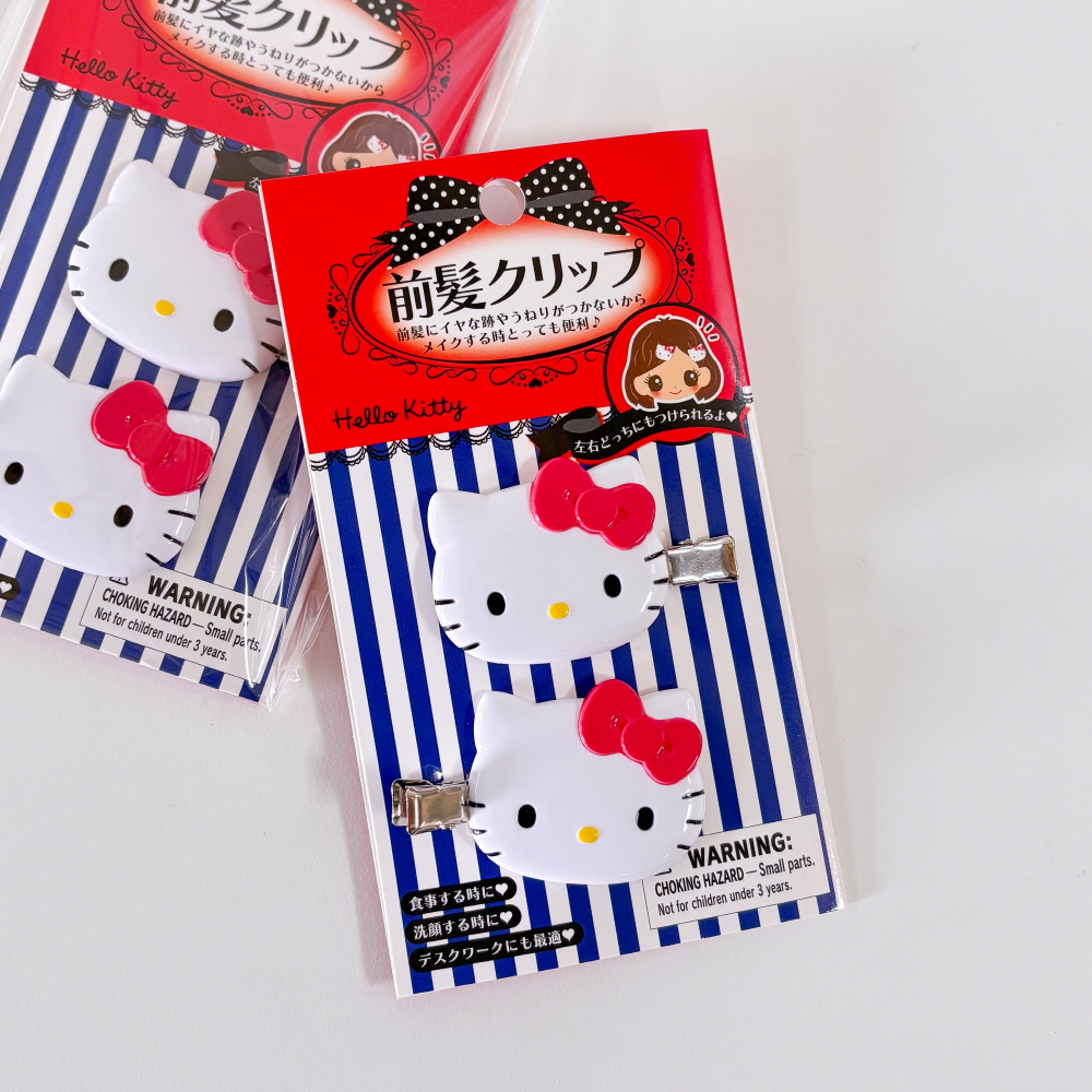 산리오 헬로키티 패션소품집게 헤어핀2p - 상품 이미지