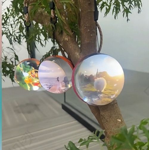 기억구슬 라이브사진 수정구슬 USB 고화질 4K 영상 - 상품 이미지