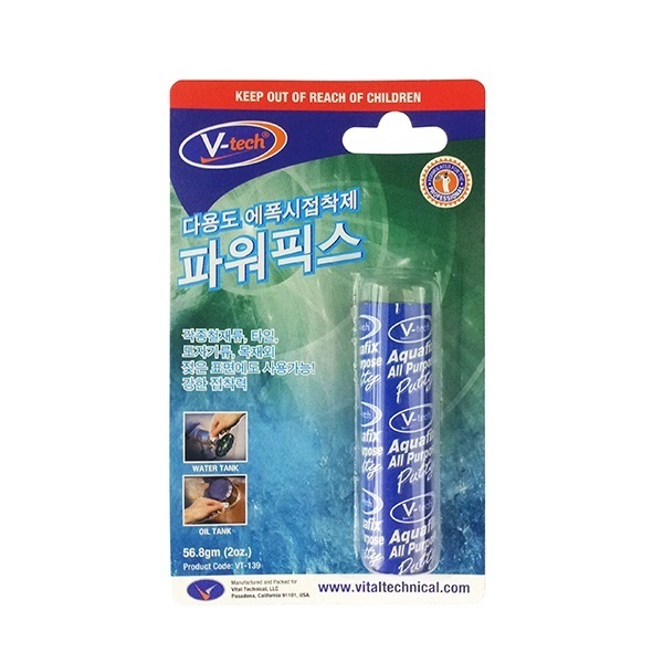 브이텍 VT-139 다용도 에폭시 접착제 파워픽스다목적용 56.8g - 상품 이미지