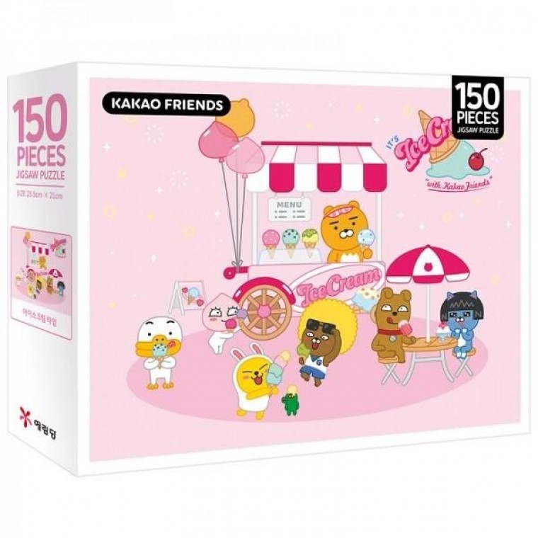 DIY 직소퍼즐 카카오프렌즈 아이스크림타임 150피스 - 상품 이미지