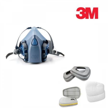 인터쇼퍼 방진방독마스크세트 분진보호구 유기용제보호구