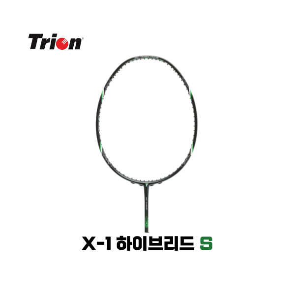[4매듭/보상판매]트라이온 X-1 하이브리드S 배드민턴 라켓 동호인 모든라켓 반납보상 - 상품 이미지