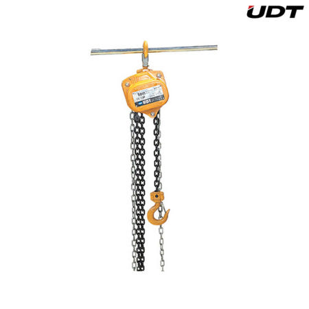 인터쇼퍼 UDT 호이스트 체인블럭 1t 중량이동 레버블럭 리프팅