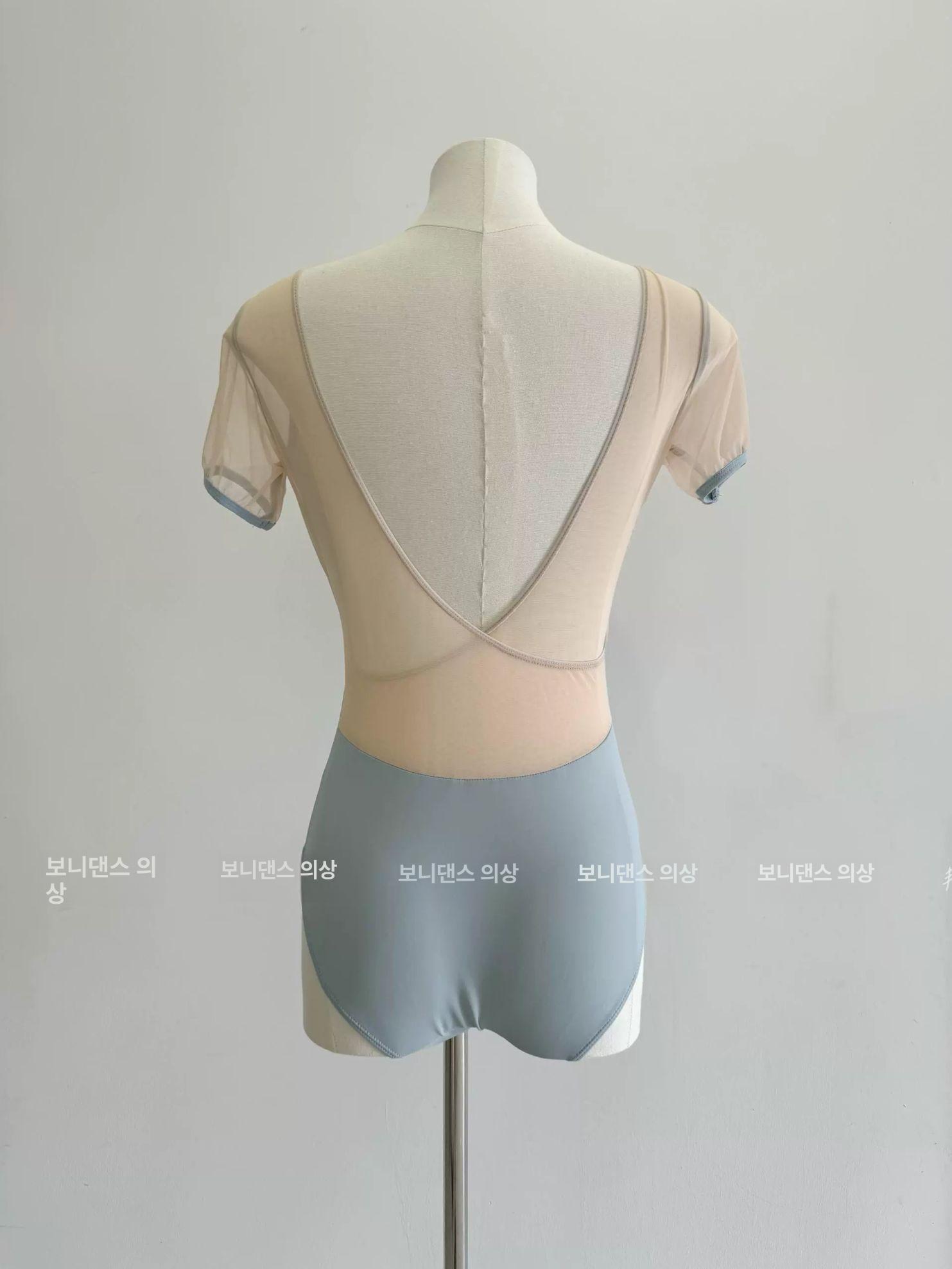 성인 여성 발레복 요가 연습복 레오타드 바디핏 체형 보정 복장 - 상세 이미지 2