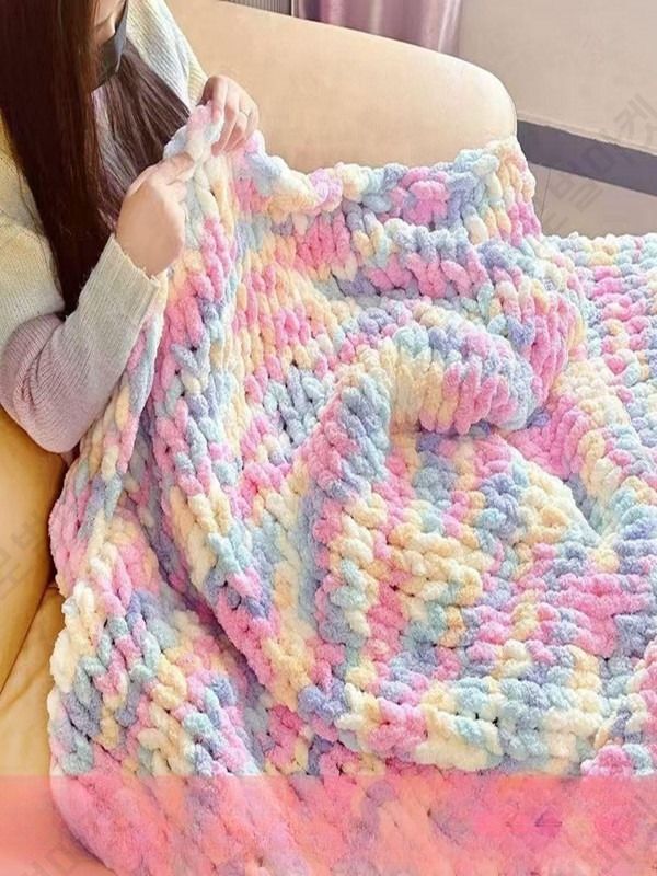 자이언트털실 굵은털실 대형 쿠션 담요만들기 DIY 방석 - 상세 이미지 2