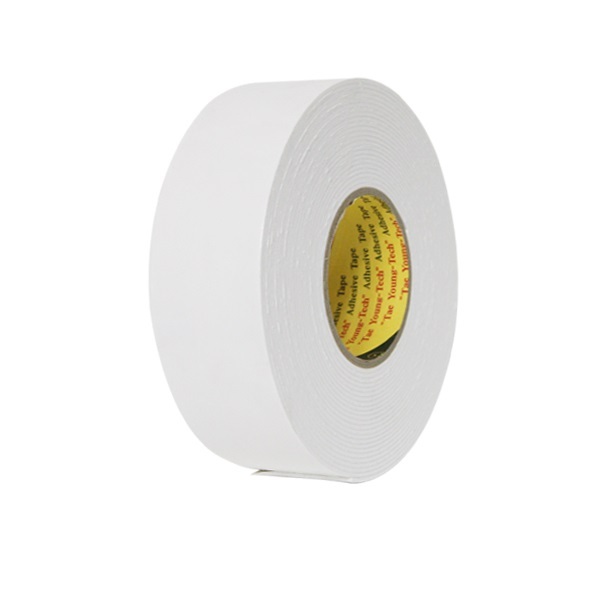태영 EVA 백색 폼 스폰지 양면 테이프 0.5T x 50mm x 15M - 상품 이미지