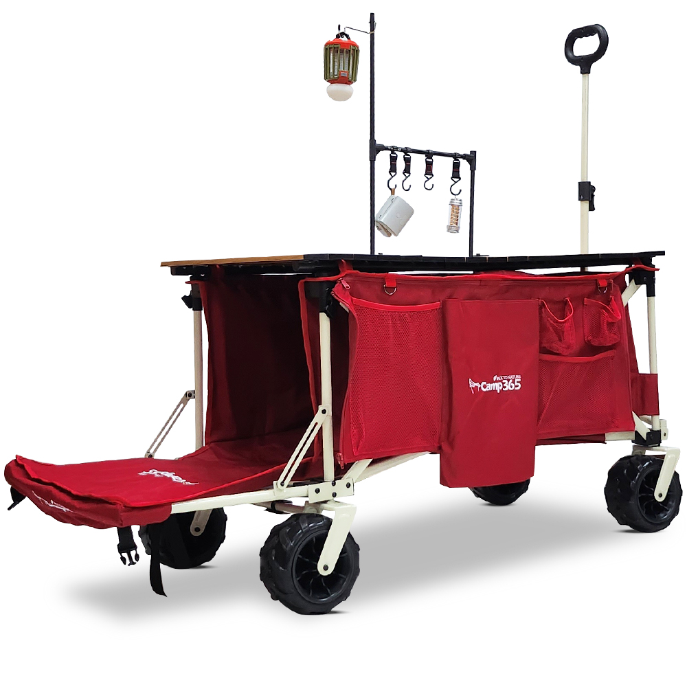 캠프365 유모차 접이식 캠핑 왜건 웨건 특대형 대형 캠핑카트 촬영 피크닉 내하중160kg