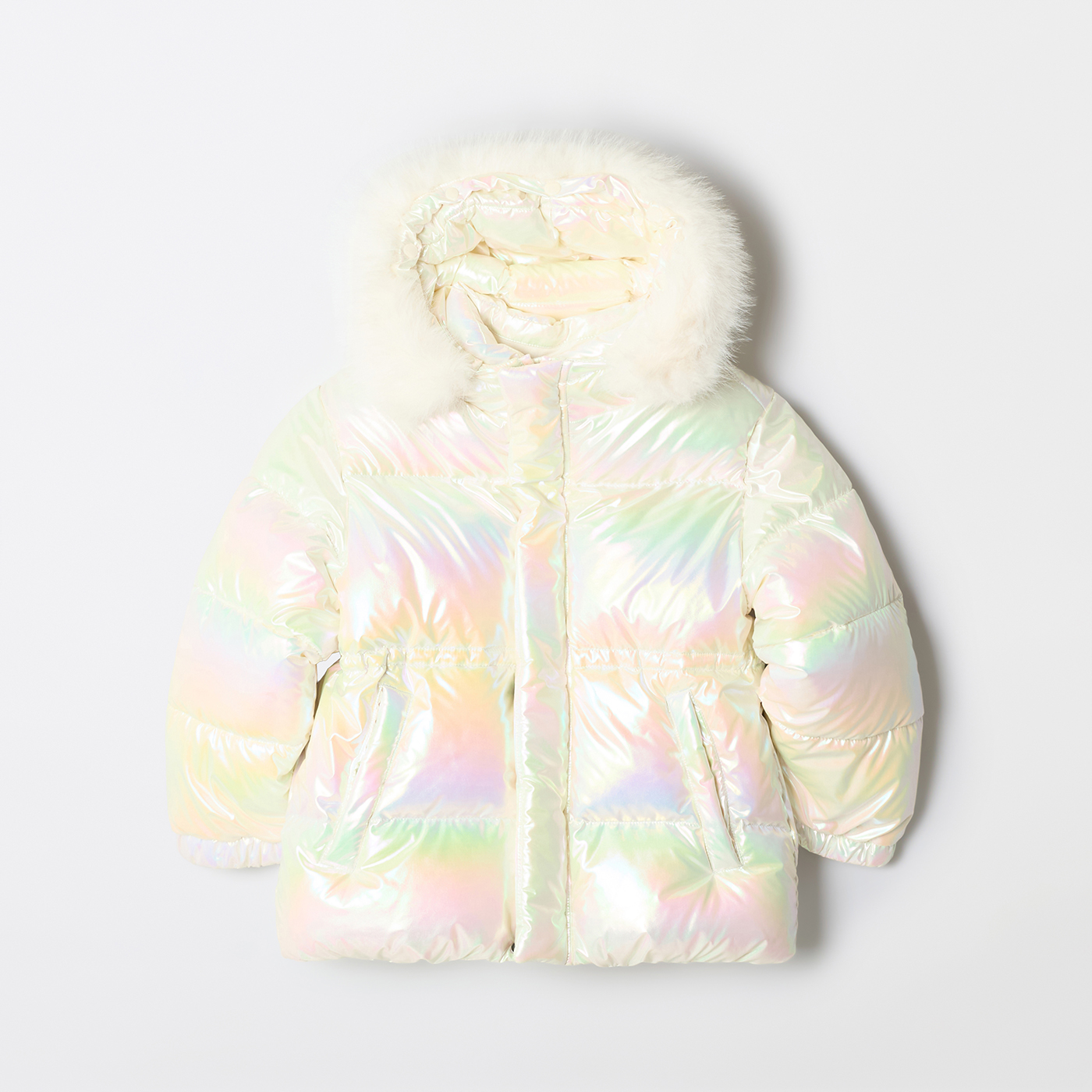 [당일출고] 스파오키즈 파스텔 퍼 탈착 후드 푸퍼 (하이브리드 다운) SPJDF4VKG1