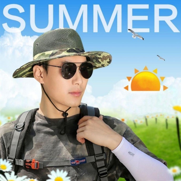 정글모자 사파리모자 등산모자 농부 햇빛가리개모자 자외선차단모자 낚시모자 캠핑모자 밀짚모자 정글모자 - 상품 이미지