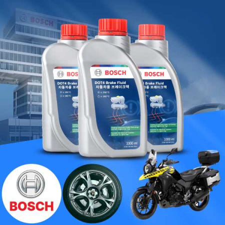 자체제작 브이 스트롬 250 ABS 보쉬 바이크 호환 DOT4 브레이크오일 1L