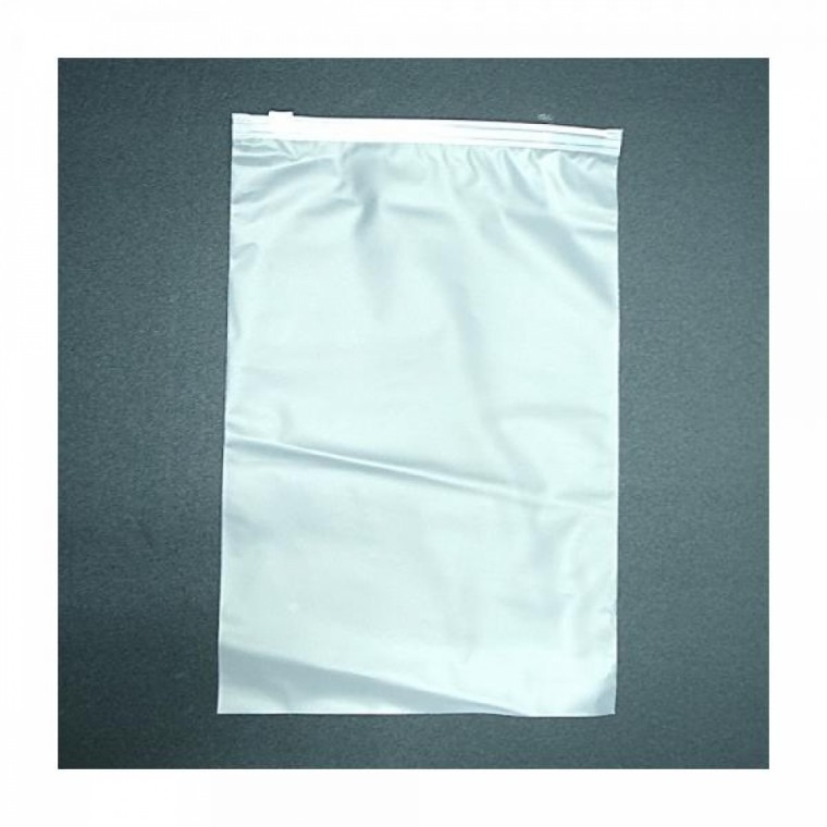 50x60cm 특대 투명 반투명 반반 지퍼백 파우치 5p - 메인 이미지