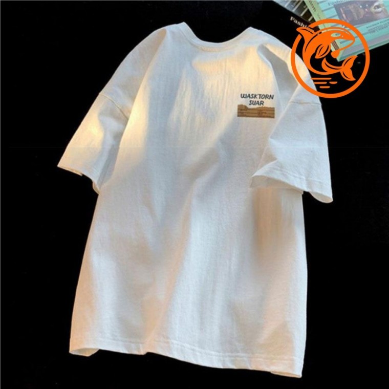 여름 필수 반팔티셔츠 스트리트 남녀 공용 여유핏 캐주얼 스타일 - 상품 이미지