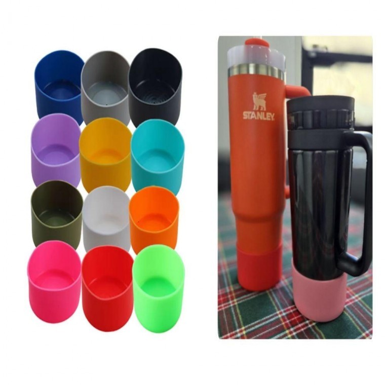 창조마켓 텀블러 바닥보호캡 스탠리30oz40oz 호환용 액세서리 호환용 실리콘 텀블러꾸미기 고무 컵받침 - 상품 이미지