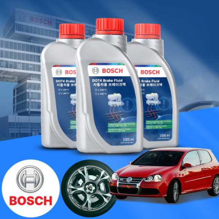 [자체제작]폭스바겐 골프 5세대 2.0FSI (BVY) 보쉬 정품 고성능 DOT4 브레이크오일 1L