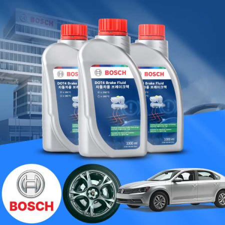 [자체제작]폭스바겐 파사트 2.0TDI(11~19)7세대(CFF) 보쉬 정품 고성능 DOT4 브레이크오일 1L