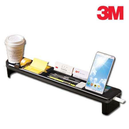 인터쇼퍼 모니터받침대정리함 데스크정리함 사무용품정리 USB허브