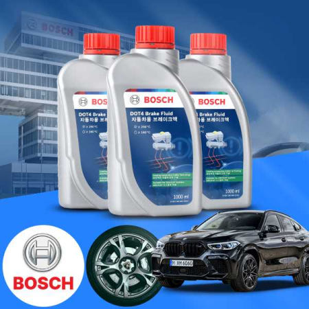 [자체제작]BMW X6M 보쉬 정품 고성능 DOT4 브레이크오일 1L