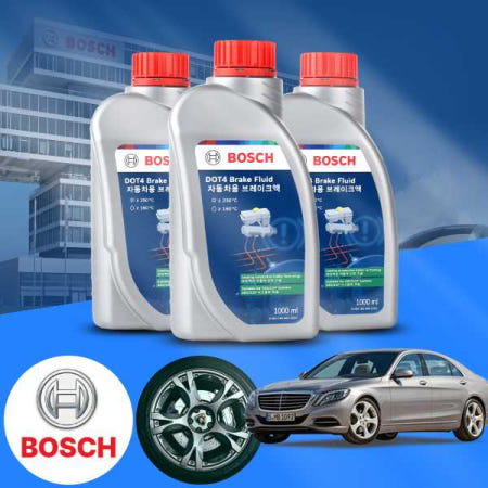 [자체제작]벤츠 S63AMG W222 (M157) (14~20) 보쉬 정품 고성능 DOT4 브레이크오일 1L