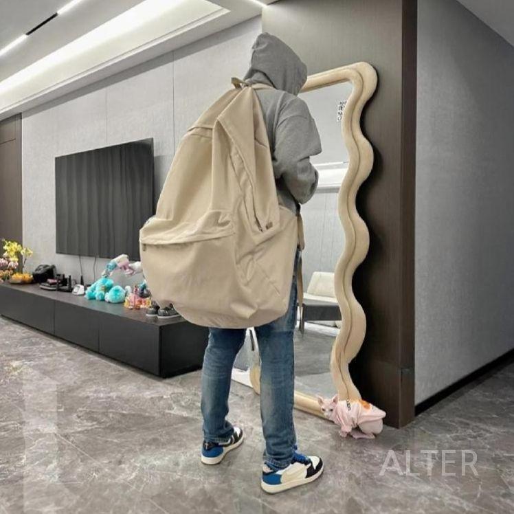 초대형 백팩 여성 남성 가방 대형 컬러 빅사이즈 화이트 대형 백 - 상세 이미지 2