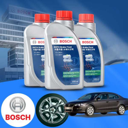 [자체제작]폭스바겐 파사트 6세대 2.0TDI (BMR) 보쉬 정품 고성능 DOT4 브레이크오일 1L
