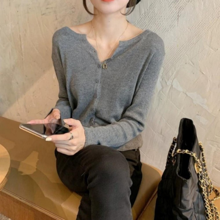 여자가디건 데일리 소프트터치 가디건 니트가디건코디 - 상품 이미지