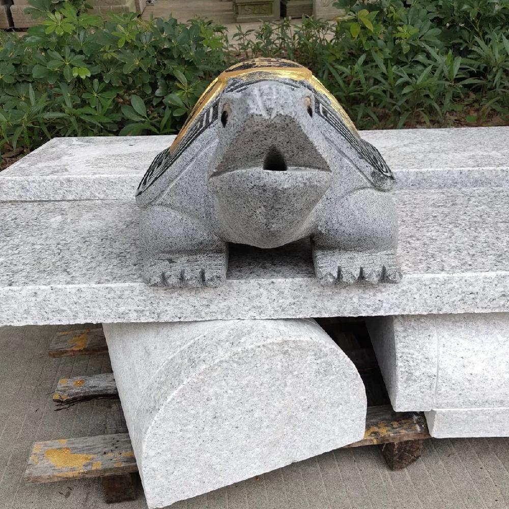 거북이 장식품 장수 인테리어 금전 거북 재물운 조각상 황동 길이 40cm - 상세 이미지 2