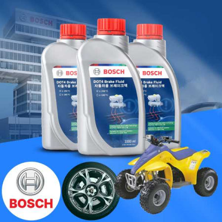 [자체제작]와우 50 보쉬 바이크 호환 DOT4 브레이크오일 1L