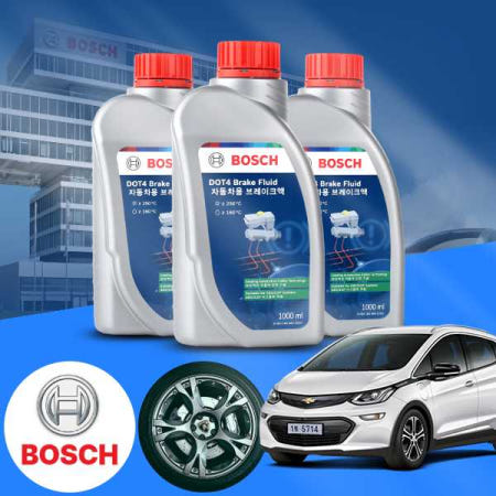 [자체제작]쉐보레 볼트EV 보쉬 정품 고성능 DOT4 브레이크오일 1L
