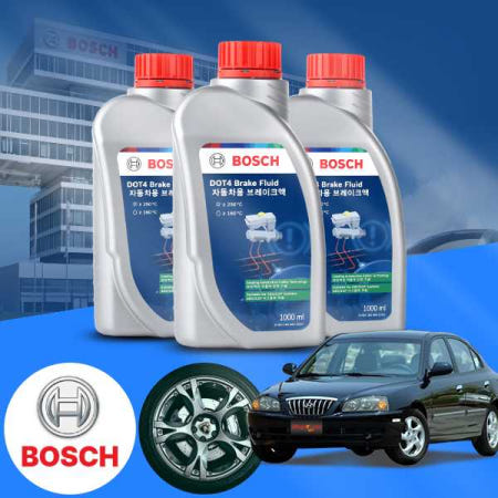 [자체제작]아반떼XD(00~06) 1.5/2.0 보쉬 정품 고성능 DOT4 브레이크오일 1L