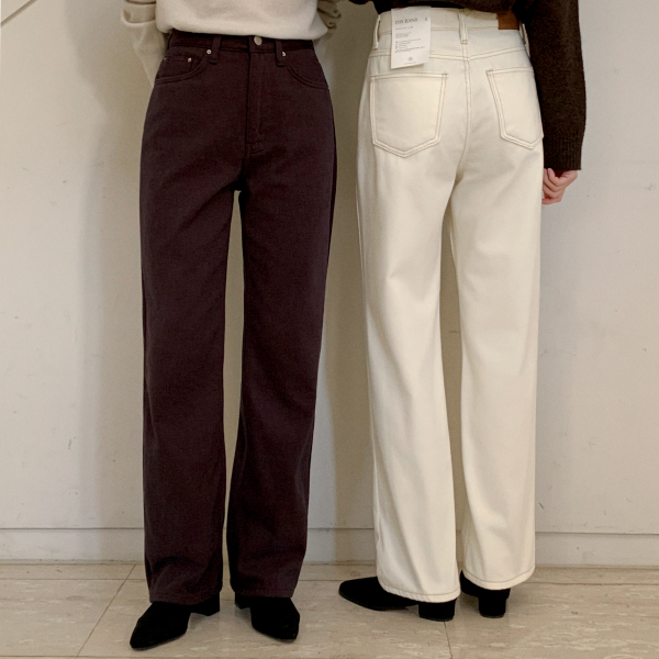 [자체제작] (MADE) Day Jeans No.72 코튼 세미 와이드 팬츠 ps5495 - 상품 이미지