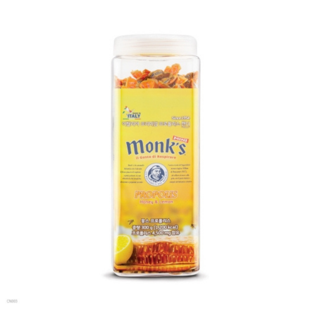 몽스 프로폴리스 캔디 300g 통형 허브 목캔디 - 상세 이미지 2