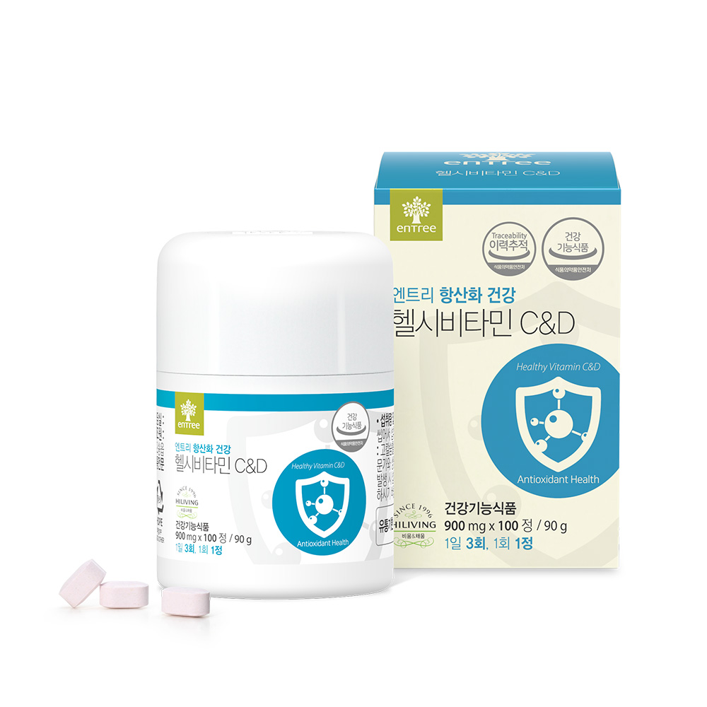 하이리빙 헬시비타민 C&D 100정 제품 이미지