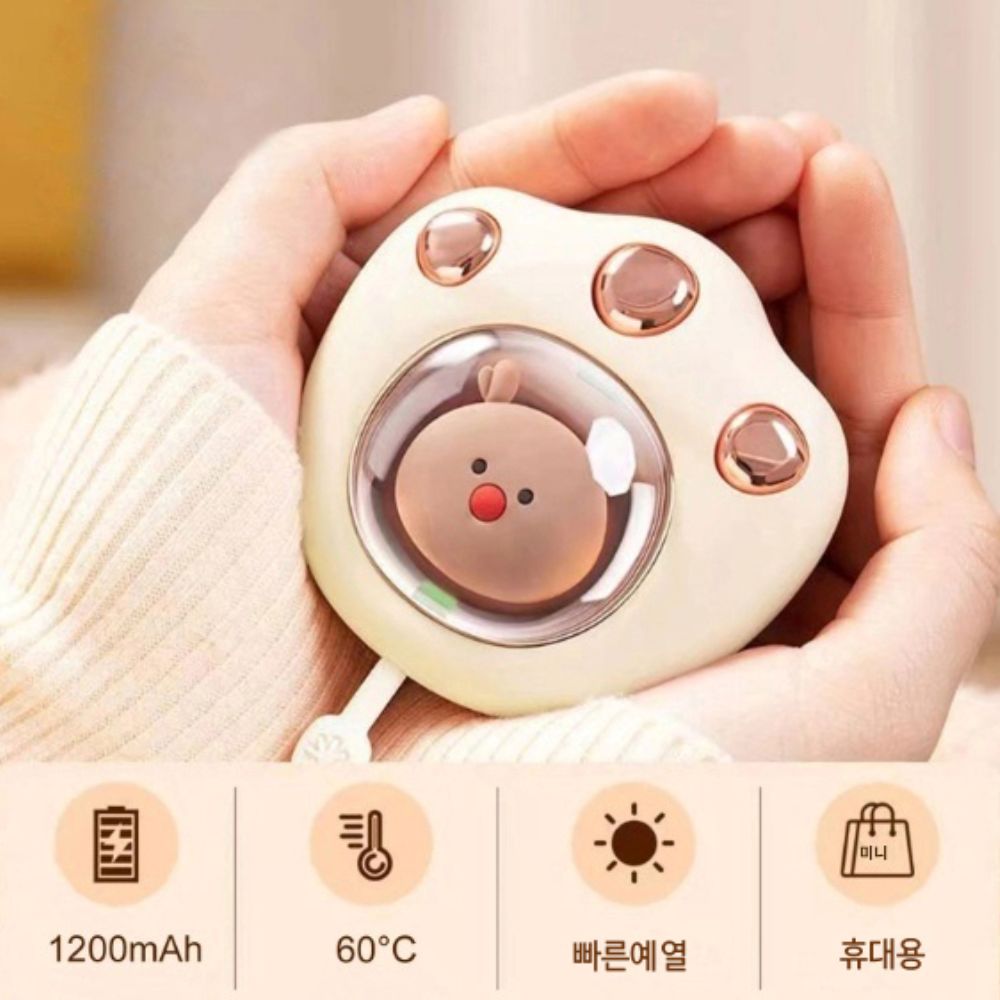 충전용핫팩 전자핫팩 충전식손난로 보조배터리 - 상세 이미지 2