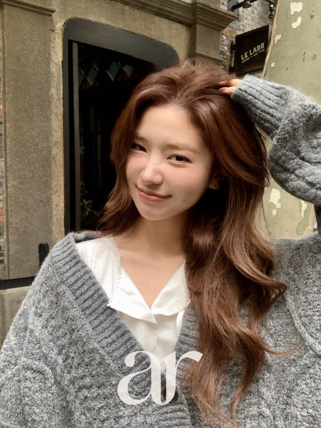 [자체제작] (MADE) 케이블 브이넥 루즈핏 울 가디건 cd3505