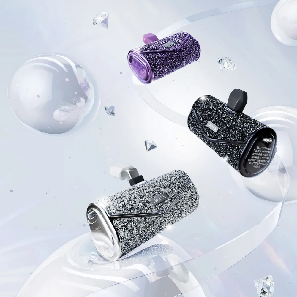 iWALK 도킹형초고속충전기 선물용배터리 C타입 휴대용 미니 5000mAh, 블랙 - 상세 이미지 4