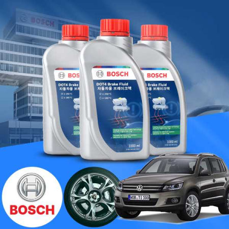 [자체제작]폭스바겐 티구안 1세대 2.0TDI (DFG)(~17) 보쉬 정품 고성능 DOT4 브레이크오일 1L