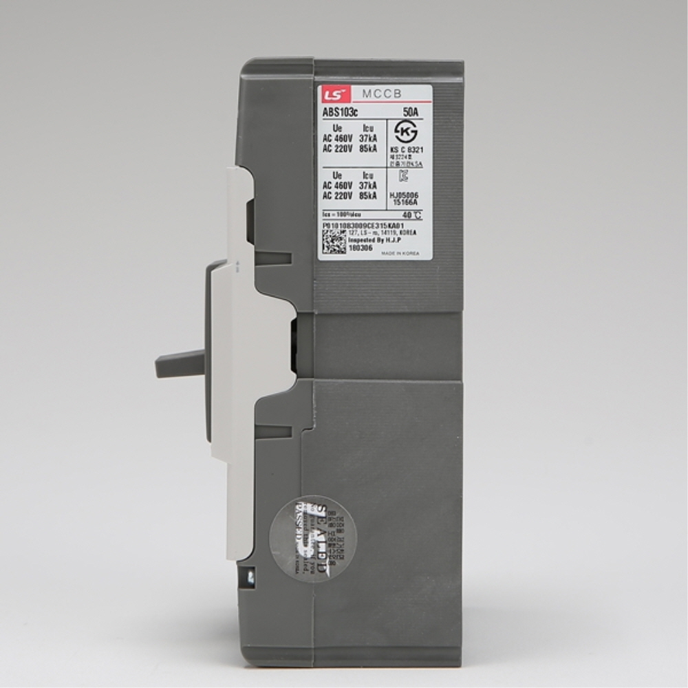 산업용 분전반 MCCB 배선차단기 ABS 103C 3P 50A 85kA LS일렉트릭 - 상세 이미지 4