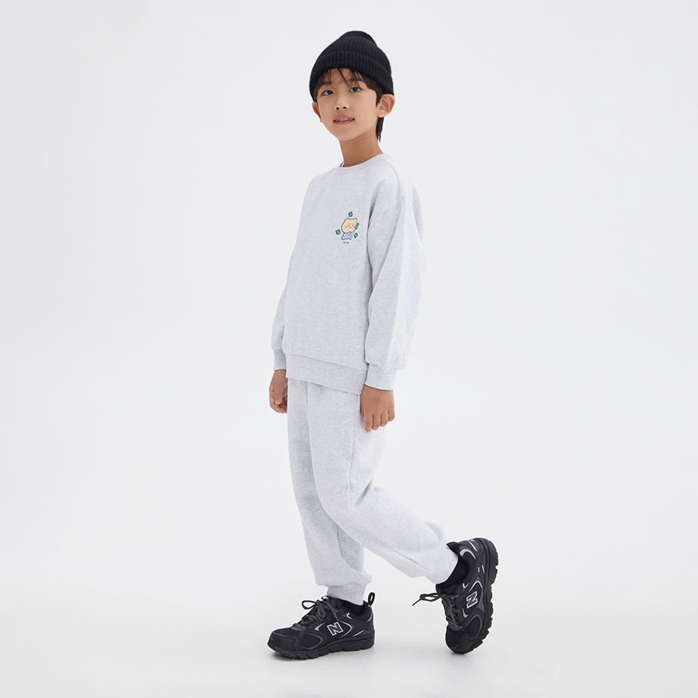 [당일출고][망그러진 곰] 스파오키즈 기모 상하세트 SPSMF4TKU4