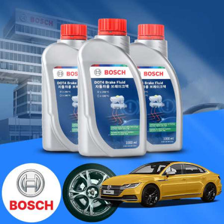 [자체제작]폭스바겐 아테온 1세대 2.0TDI (DPH) 보쉬 정품 고성능 DOT4 브레이크오일 1L